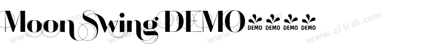 Moon Swing DEMO字体转换